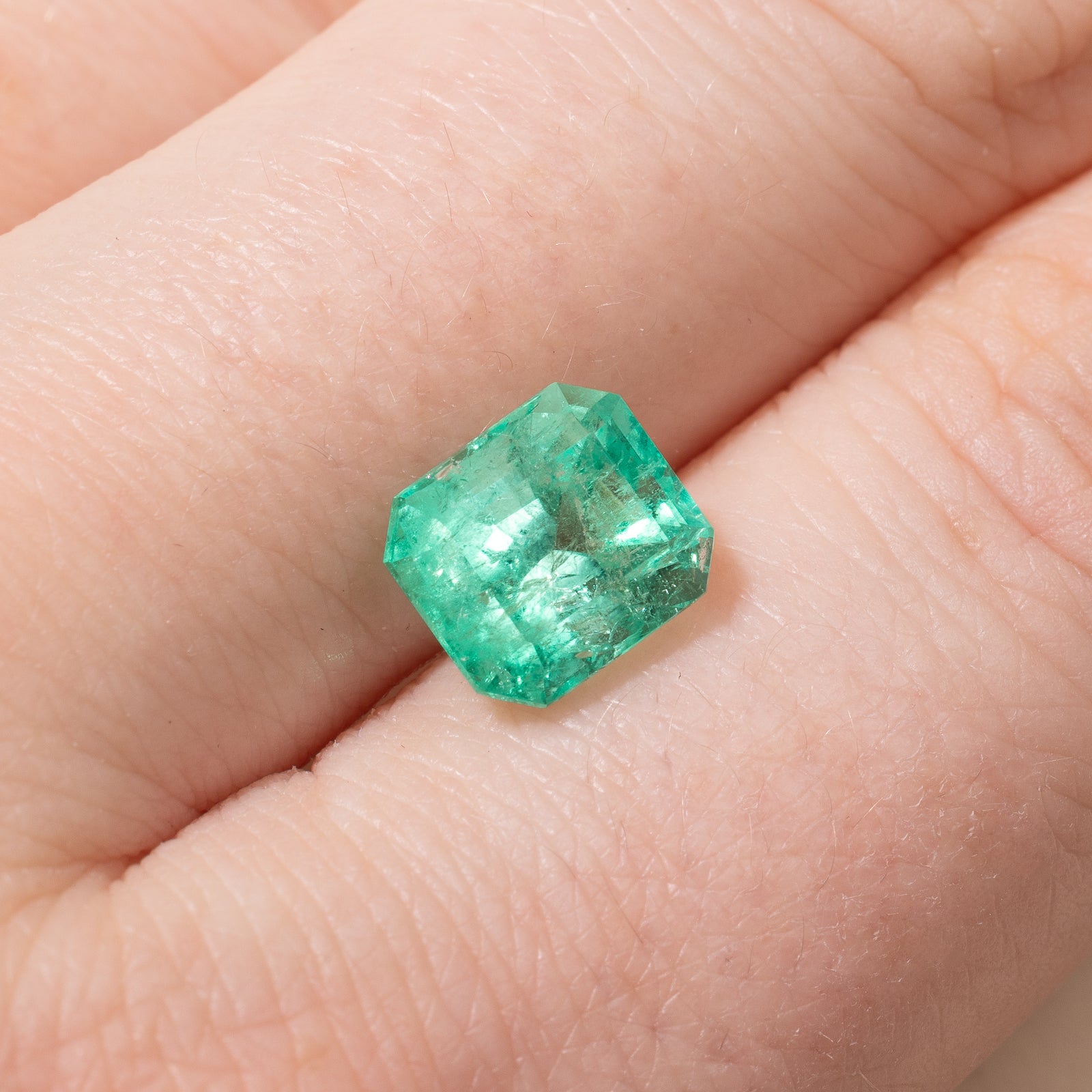 Rectangular Cut Corner Loose Columbian Emerald | 2.85ct |