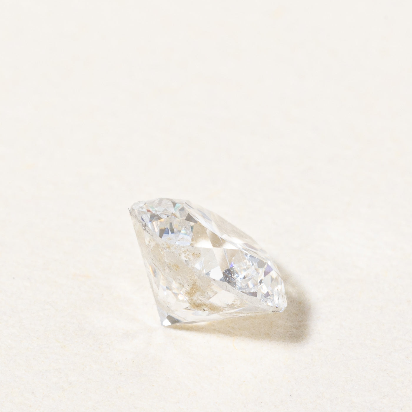 Diamant rond brillant en forme de feuille d'érable | 0,50 ct I1 F |
