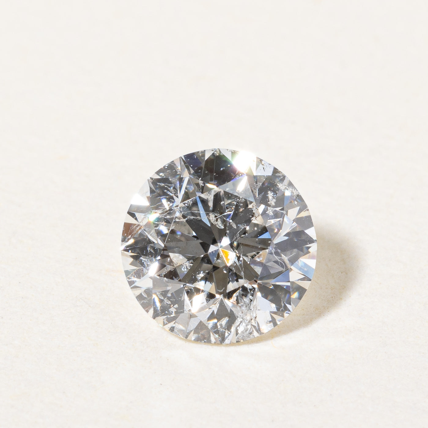 Diamant canadien rond taille brillant non serti | 0,53 ct I1 E |