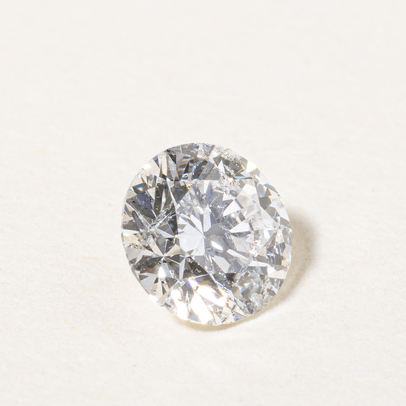 Diamant canadien rond taille brillant non serti | 0,53 ct I1 E |