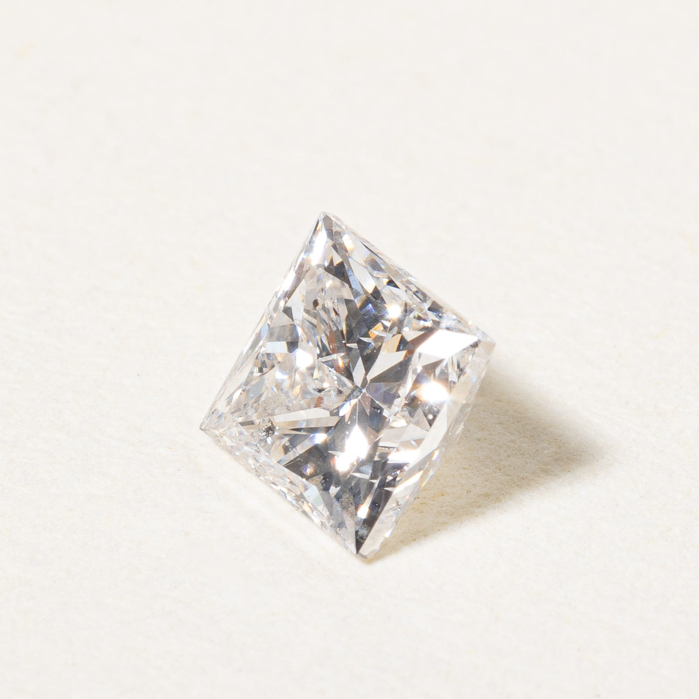 Diamant taille princesse (non serti) | 0,52 ct I1 J/K |