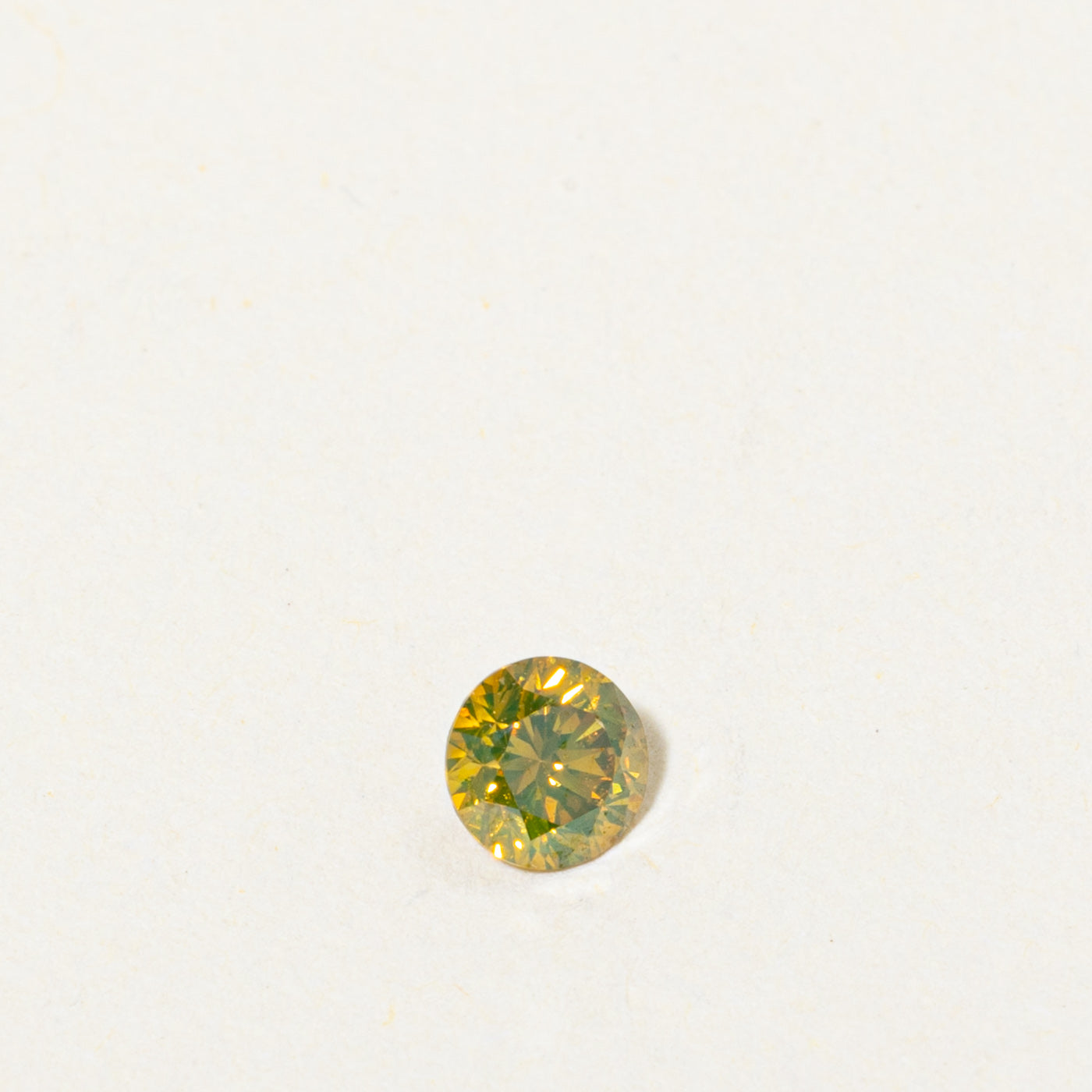 Loose Treated Yellow Diamond | 0.30ct