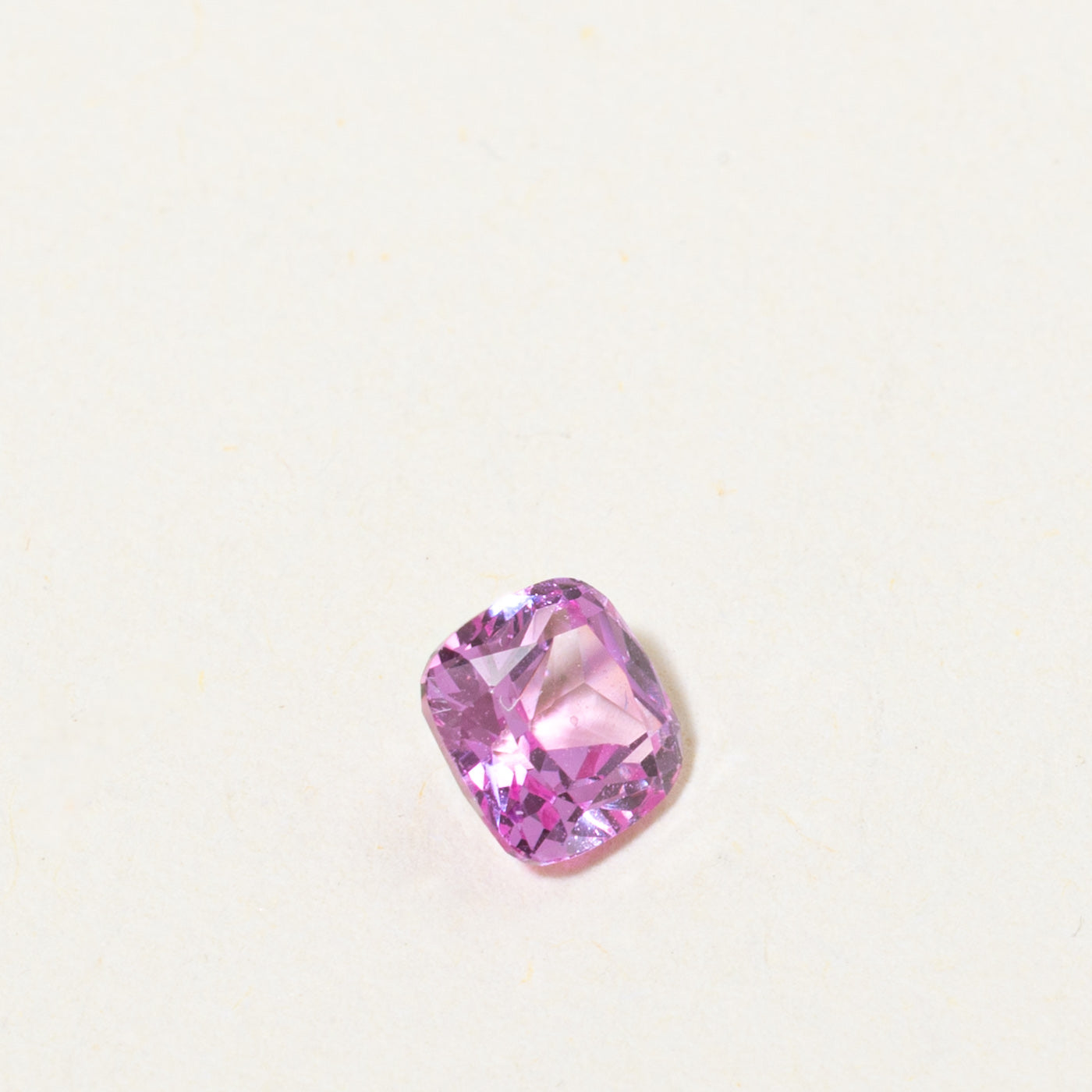 Loose Cushion Cut Synthetic Pink Sapphire | 0.81ct