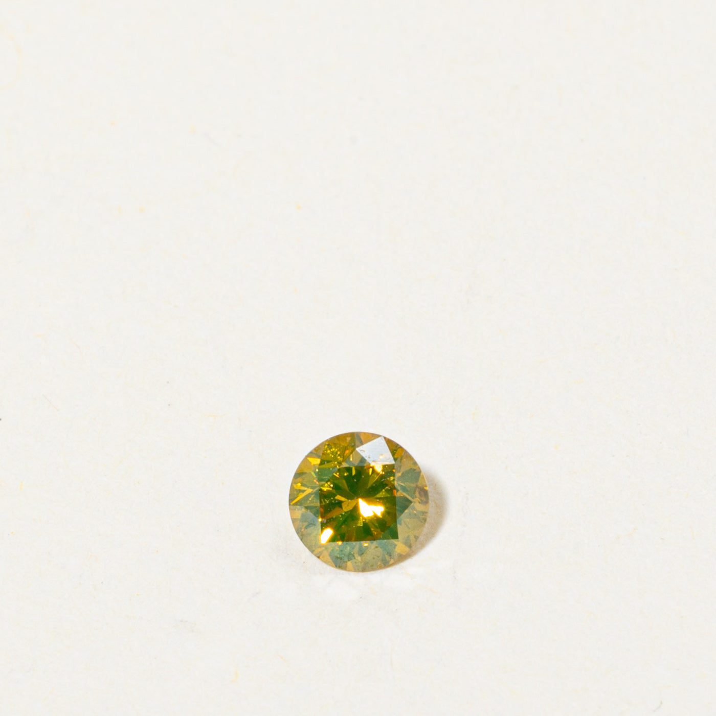 Loose Treated Yellow Diamond | 0.30ct
