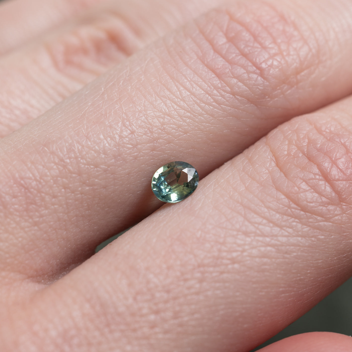 Oval Cut Loose Green Sapphire | 0.57ct
