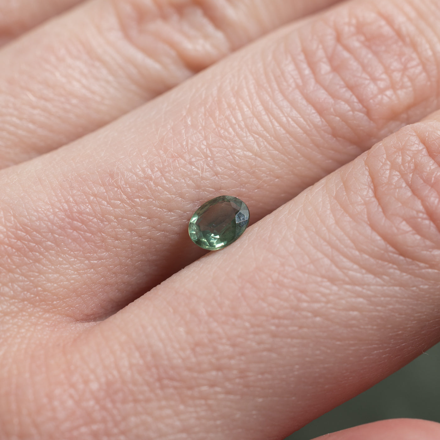 Oval Cut Loose Green Sapphire | 0.62ct