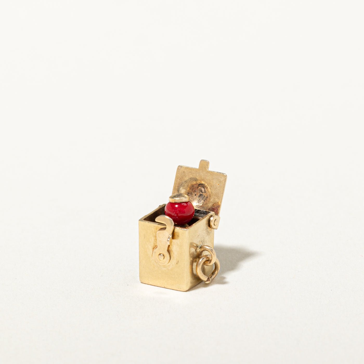 14k Yellow Gold Kinetic Jack in the Box Charm