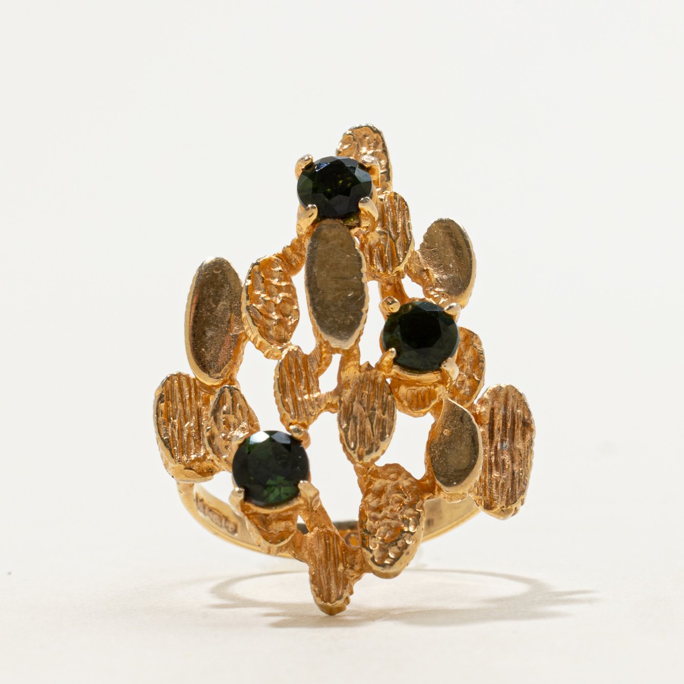 9K Ring with Tourmaline