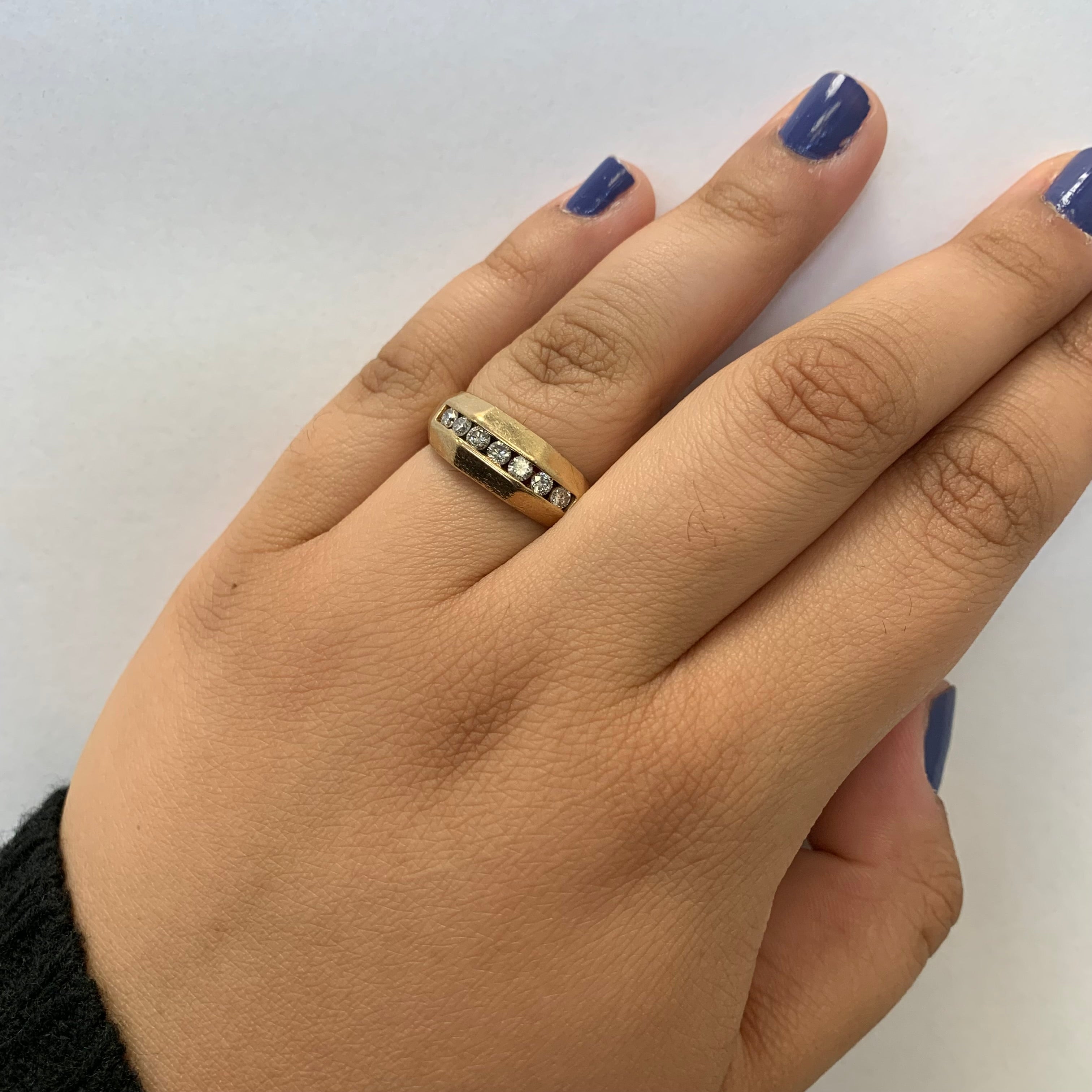 Channel Set Diamond Ring | 0.38ctw | SZ 10.25 |