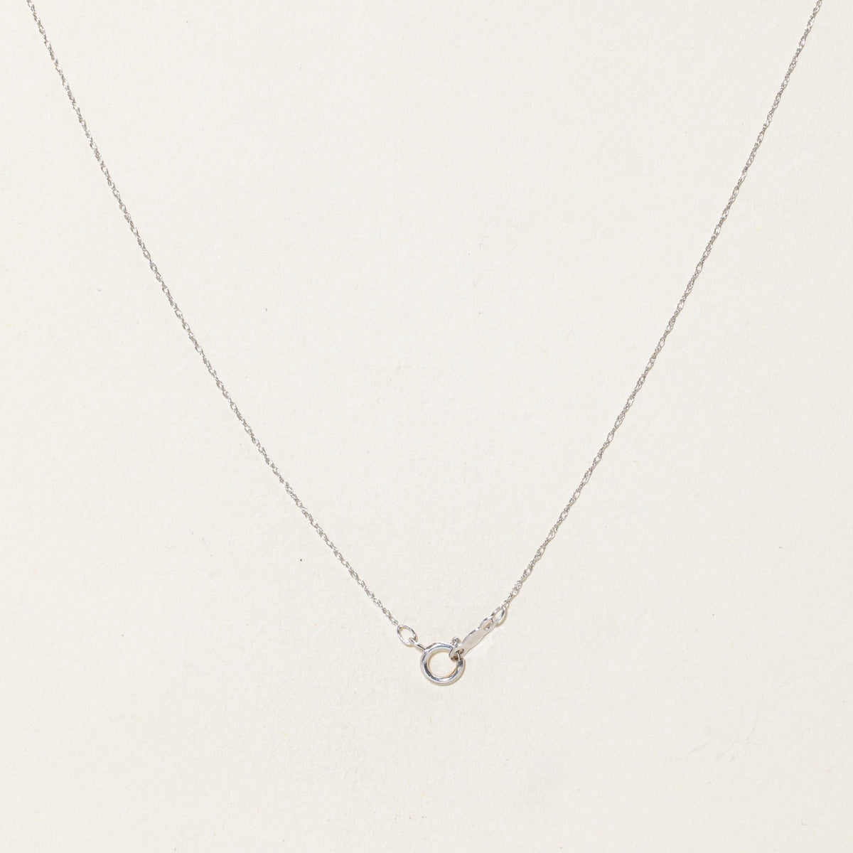 14k Diamond V Twist Pendant Necklace | 20"