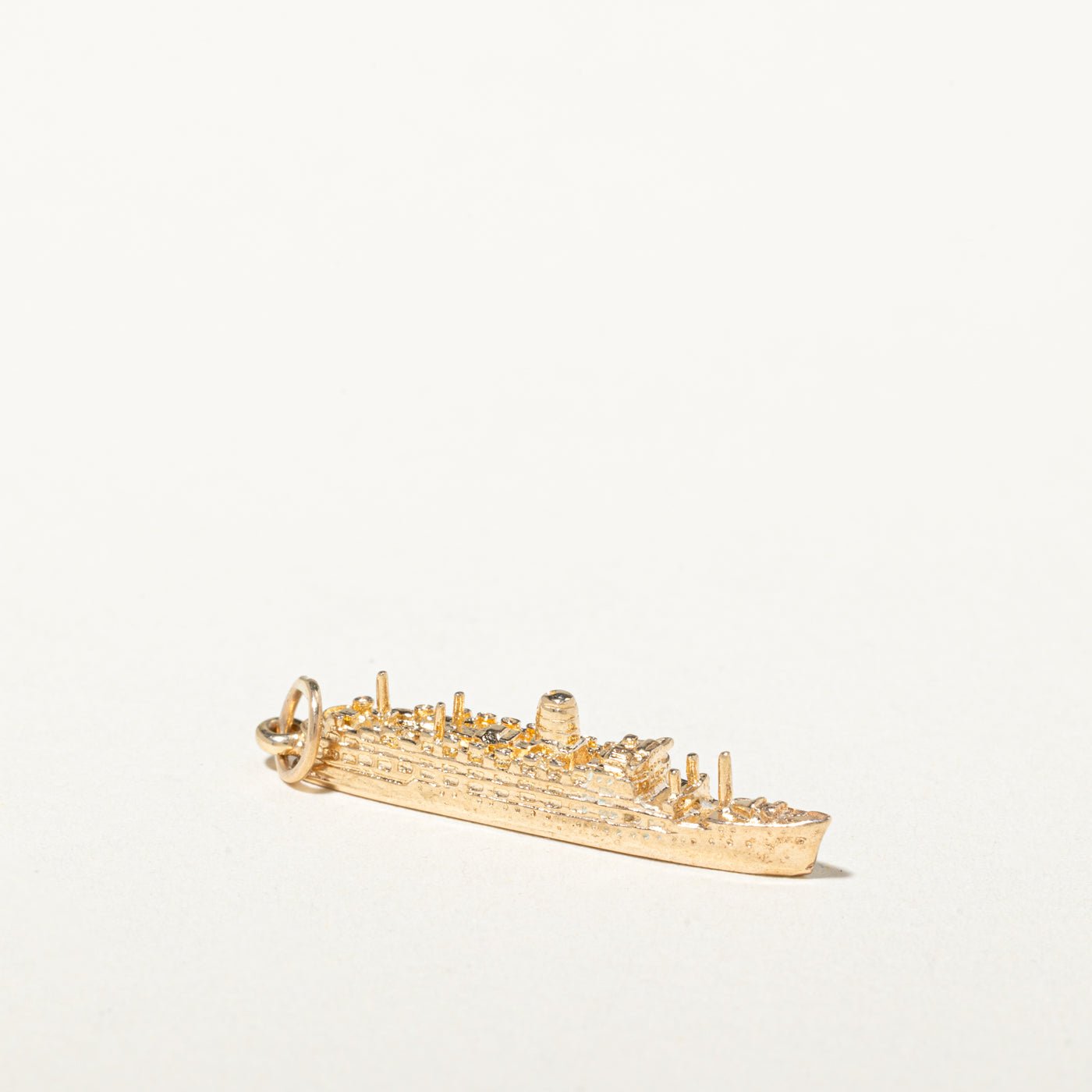 1973 Birmingham Yellow Gold "Arcadia" Ocean Liner Charm