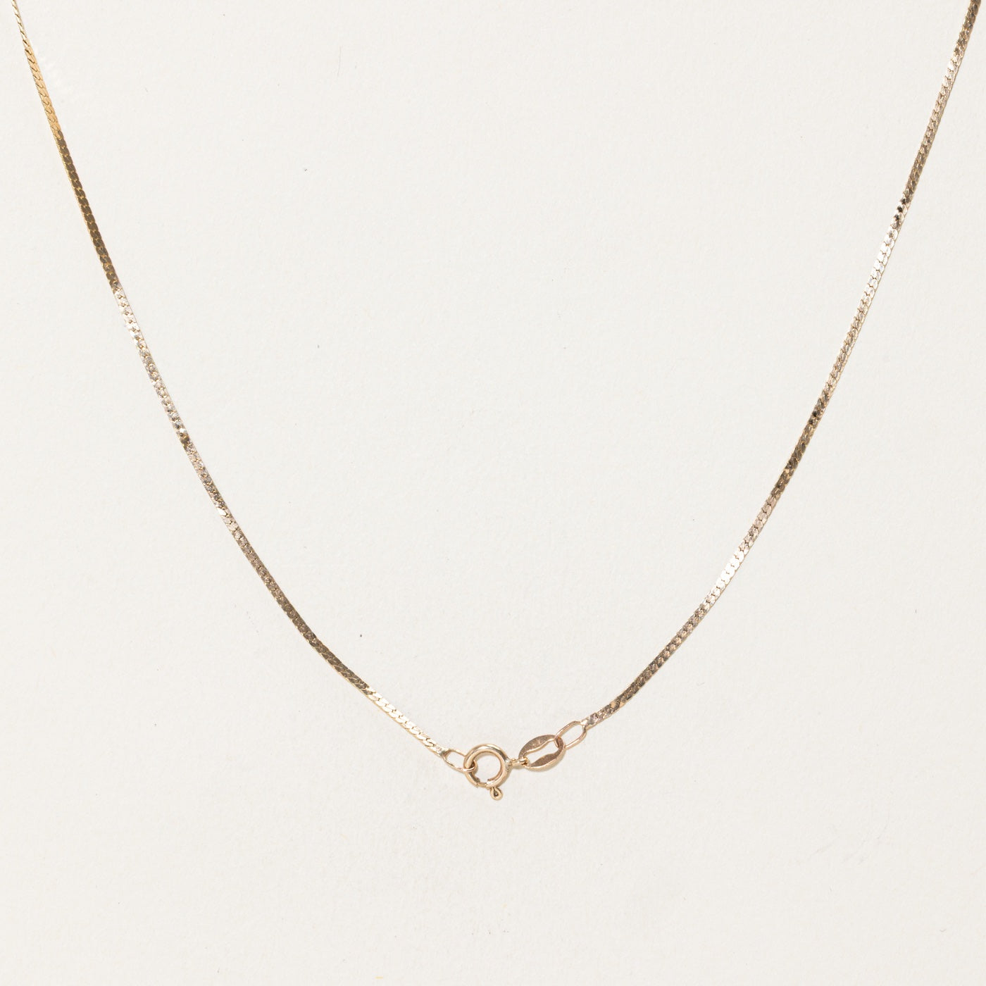 10k Scattered Diamond Vine Pendant Necklace | 16"