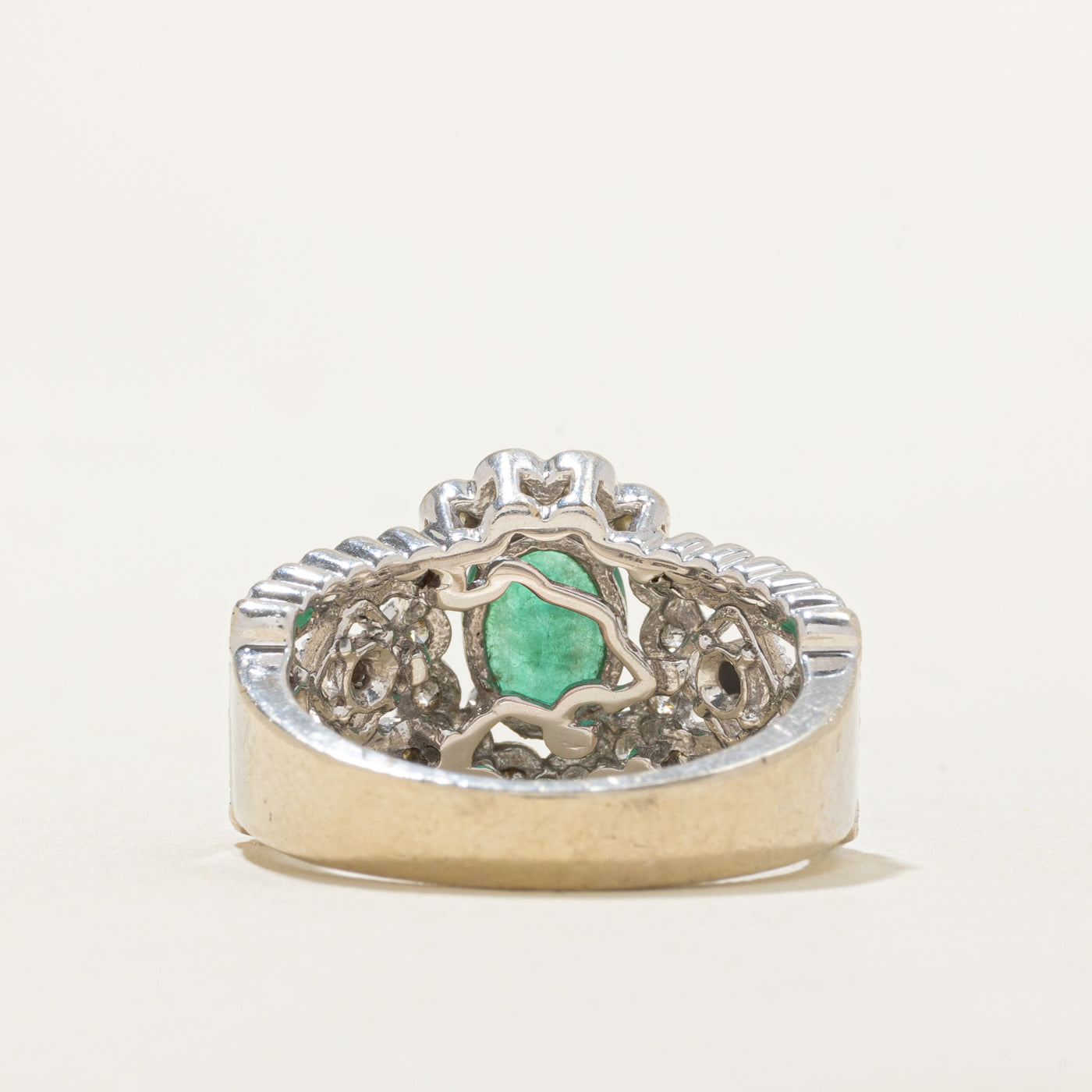 Effy' Emerald & Diamond Ring | 1.00ct, 0.60ct | SZ 7 |