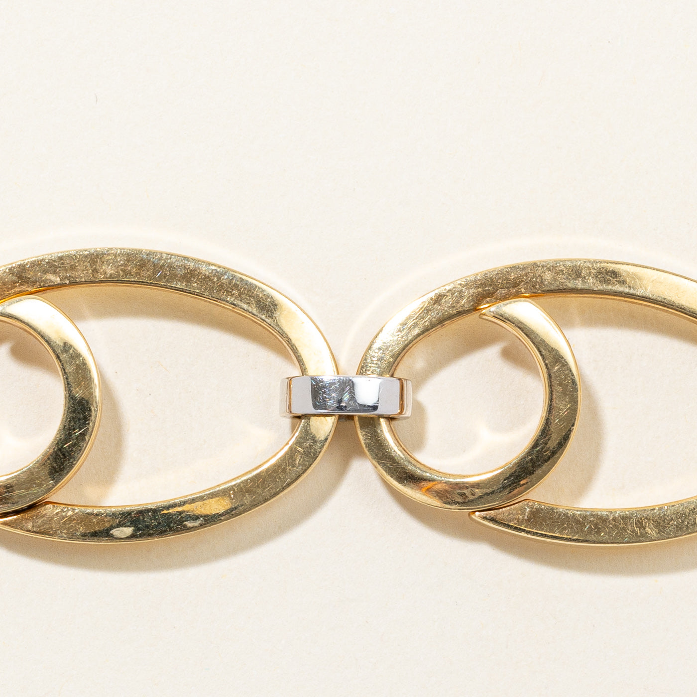 Large Link Diamond Closure Bracelet | 0.50ctw | 8.5" |