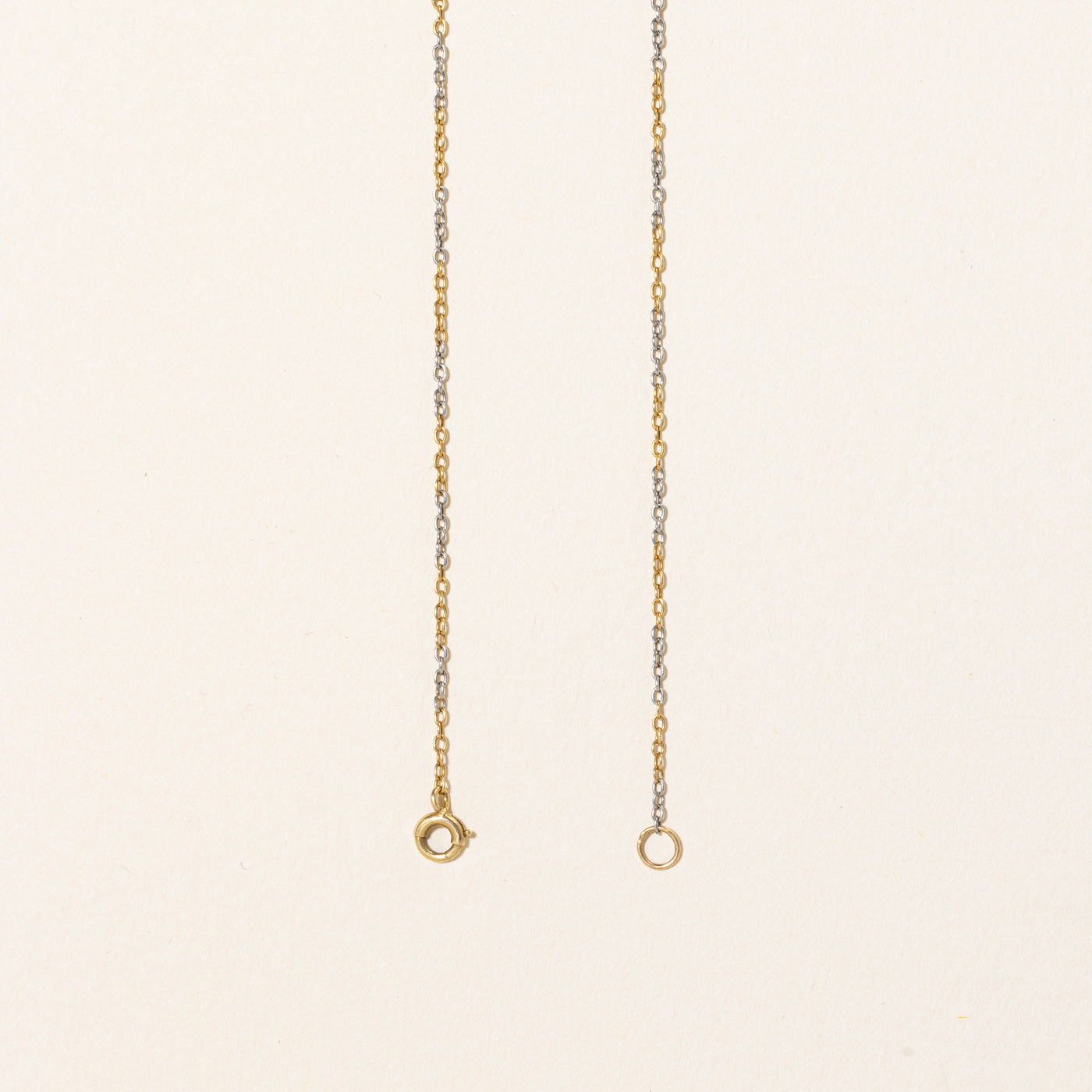 Antique Tourmaline & Old Cut Diamond Drop Pendant Necklace | 0.58ct, 0.32ctw | 17" |