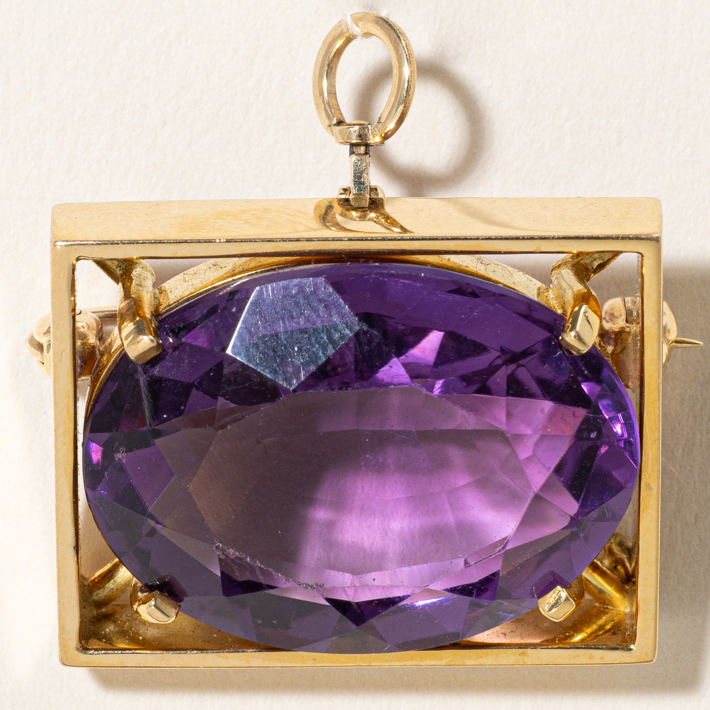 Amethyst Modified Pendant & Brooch | 18.20ct |