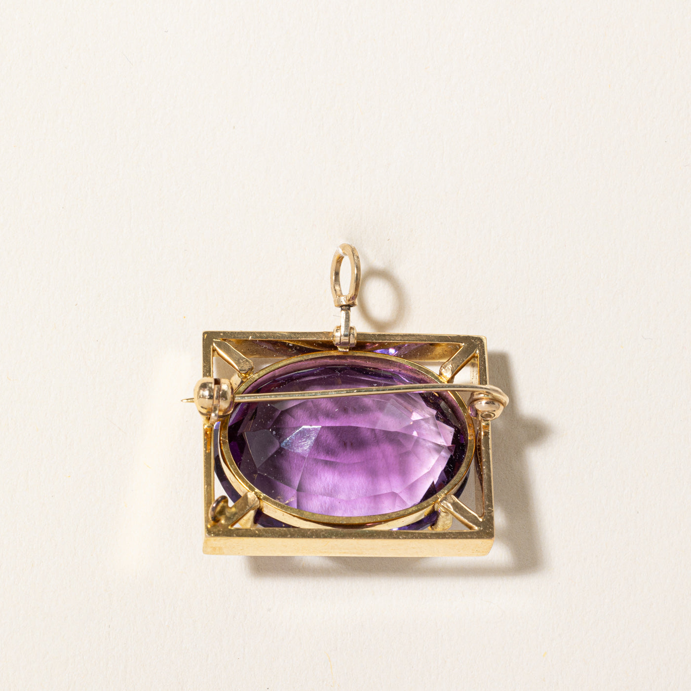 Amethyst Modified Pendant & Brooch | 18.20ct |