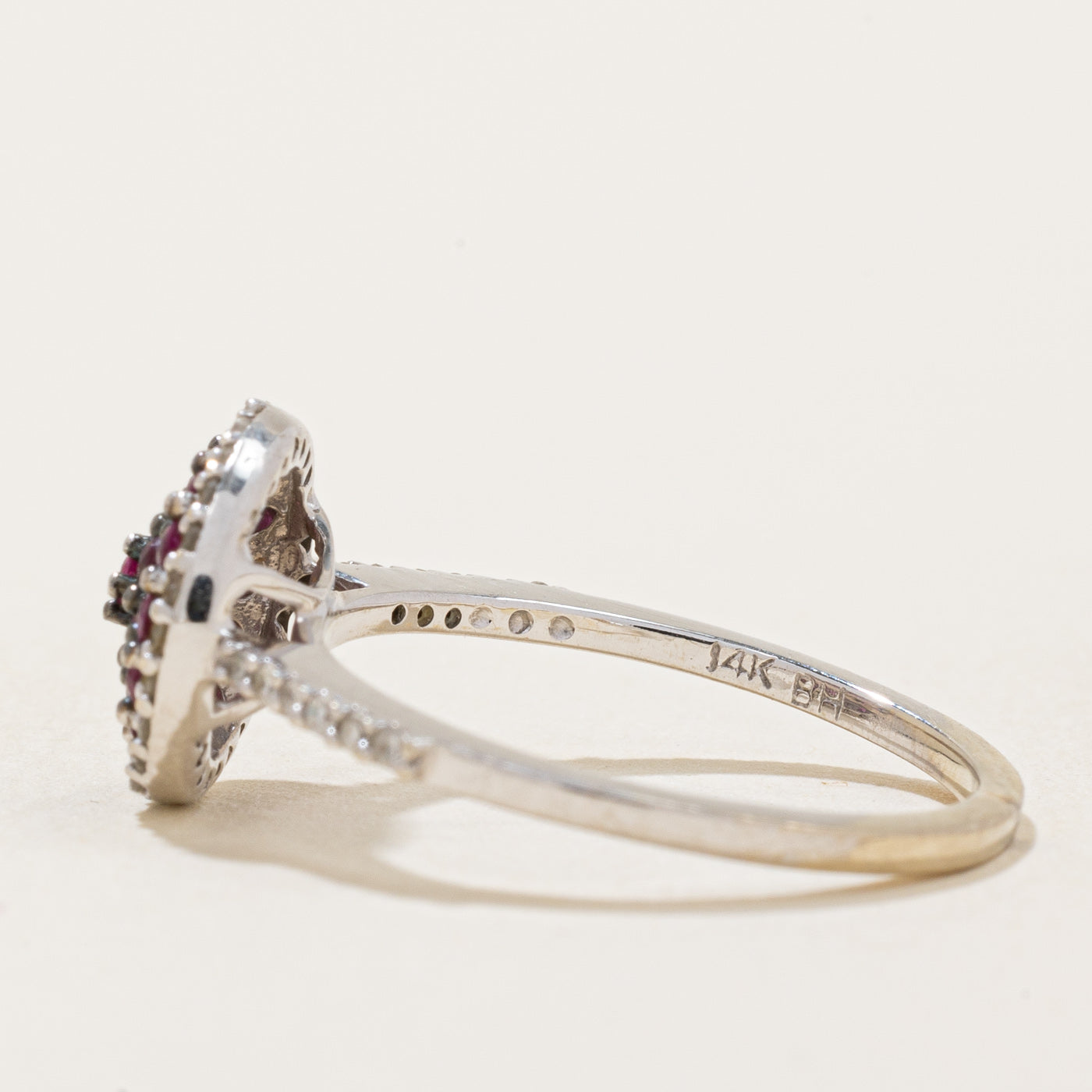 'Effy' Pink Sapphire & Diamond Ring | 0.38ctw, 0.18ctw | SZ 5.75 |
