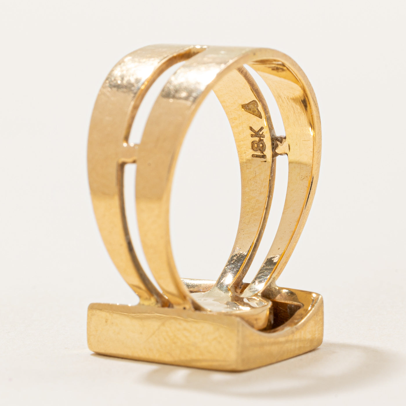 Vintage 18K Gold Opal Cocktail Ring | 0.60ct | SZ 9 |