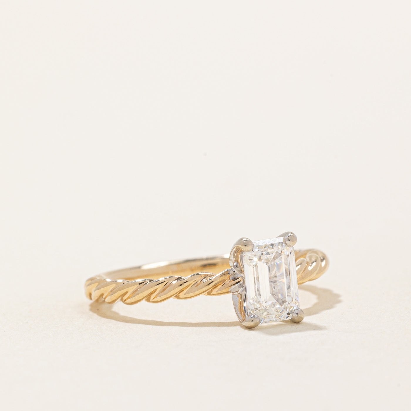 Bague de fiançailles en diamant certifié GIA | 0,85 ct | Taille 5,25 |