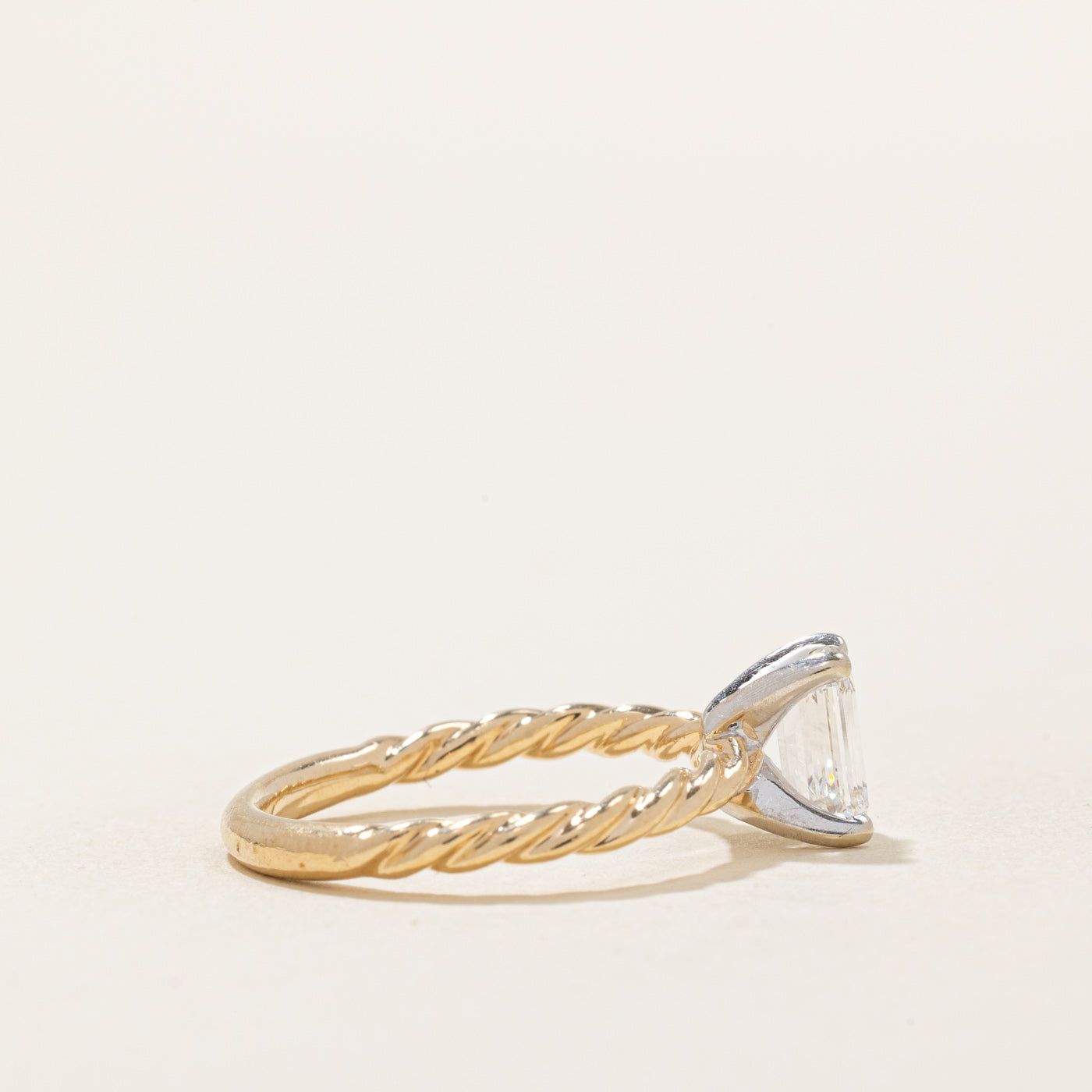 Bague de fiançailles en diamant certifié GIA | 0,85 ct | Taille 5,25 |