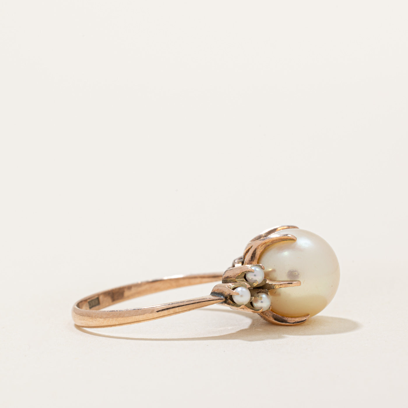Pearl Cocktail Ring | SZ 7.25 |
