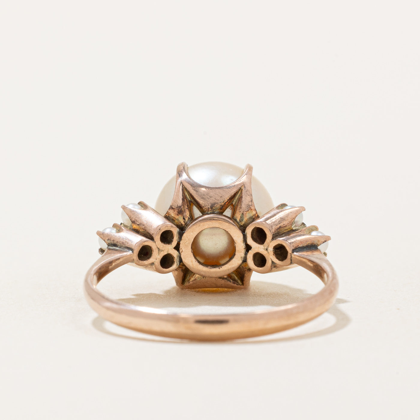 Pearl Cocktail Ring | SZ 7.25 |