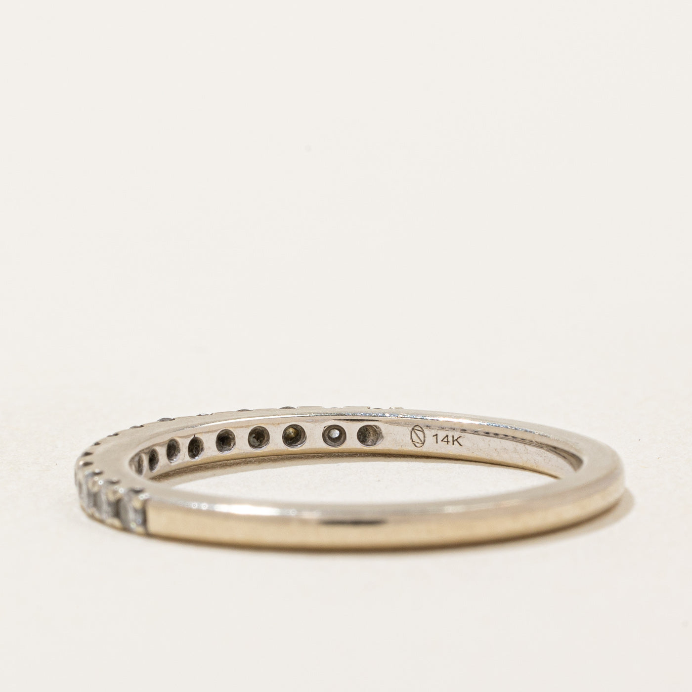 Semi Eternity Diamond Ring | 0.22ctw | SZ 6.75 |