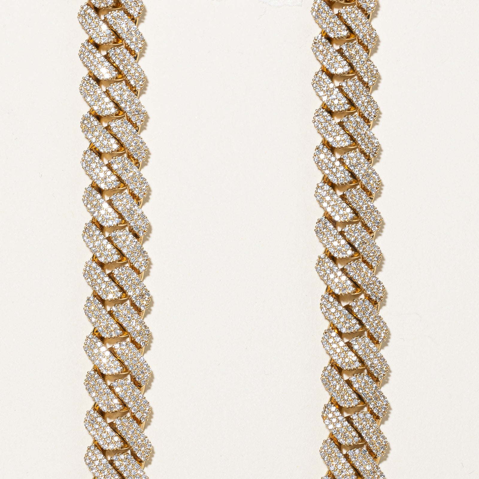 24ctw+ Natural Diamond Cuban-Link Chain | 21.5" | 24.28 ctw SI2 H/I