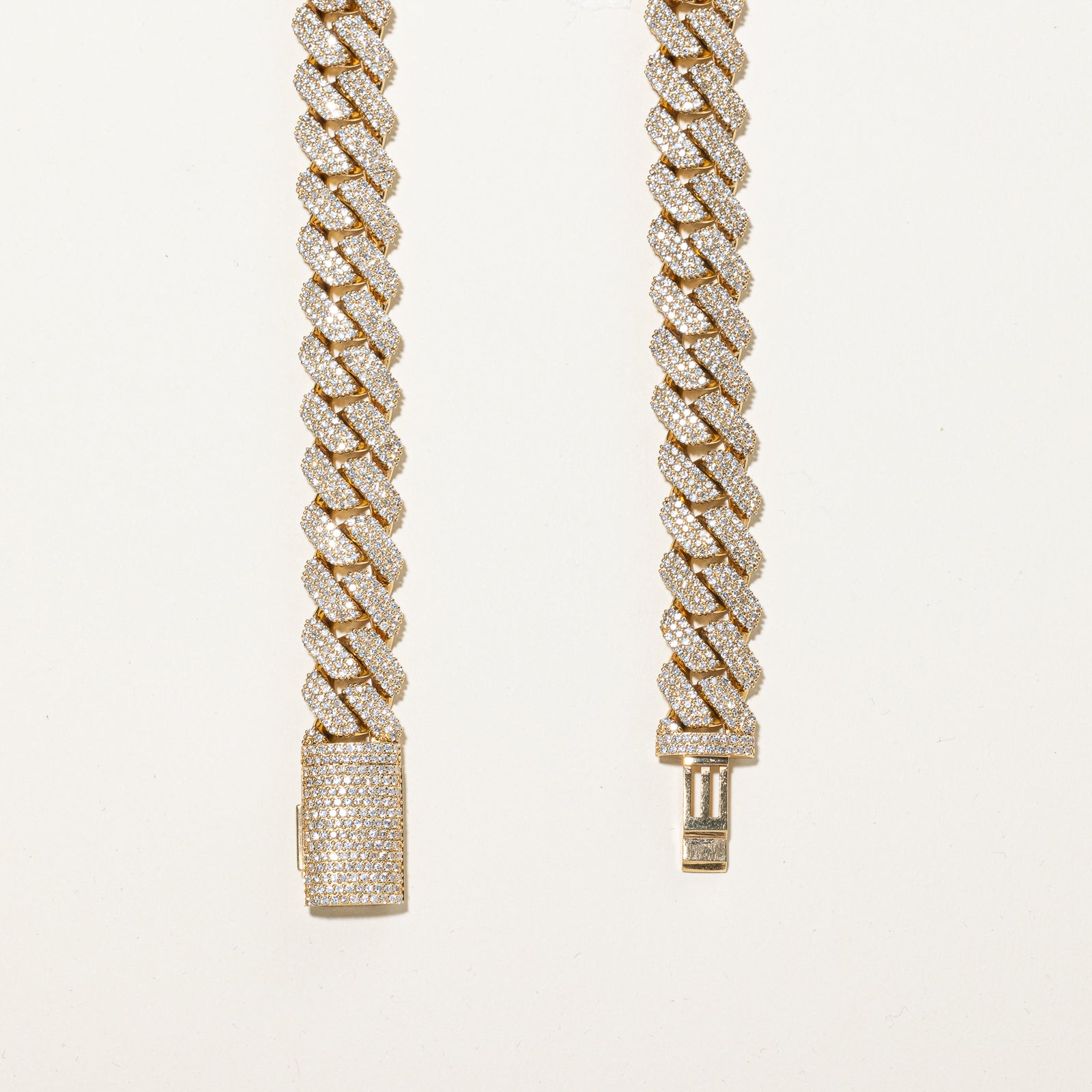 24ctw+ Natural Diamond Cuban-Link Chain | 21.5" | 24.28 ctw SI2 H/I