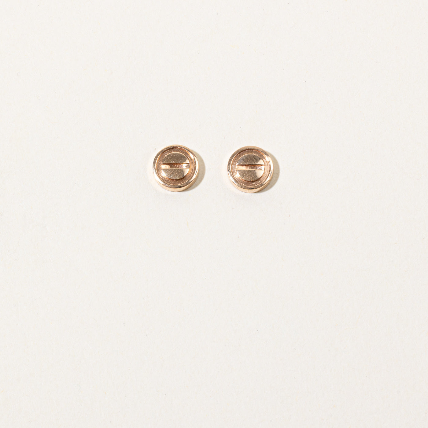 'Cartier' Love Stud Earrings