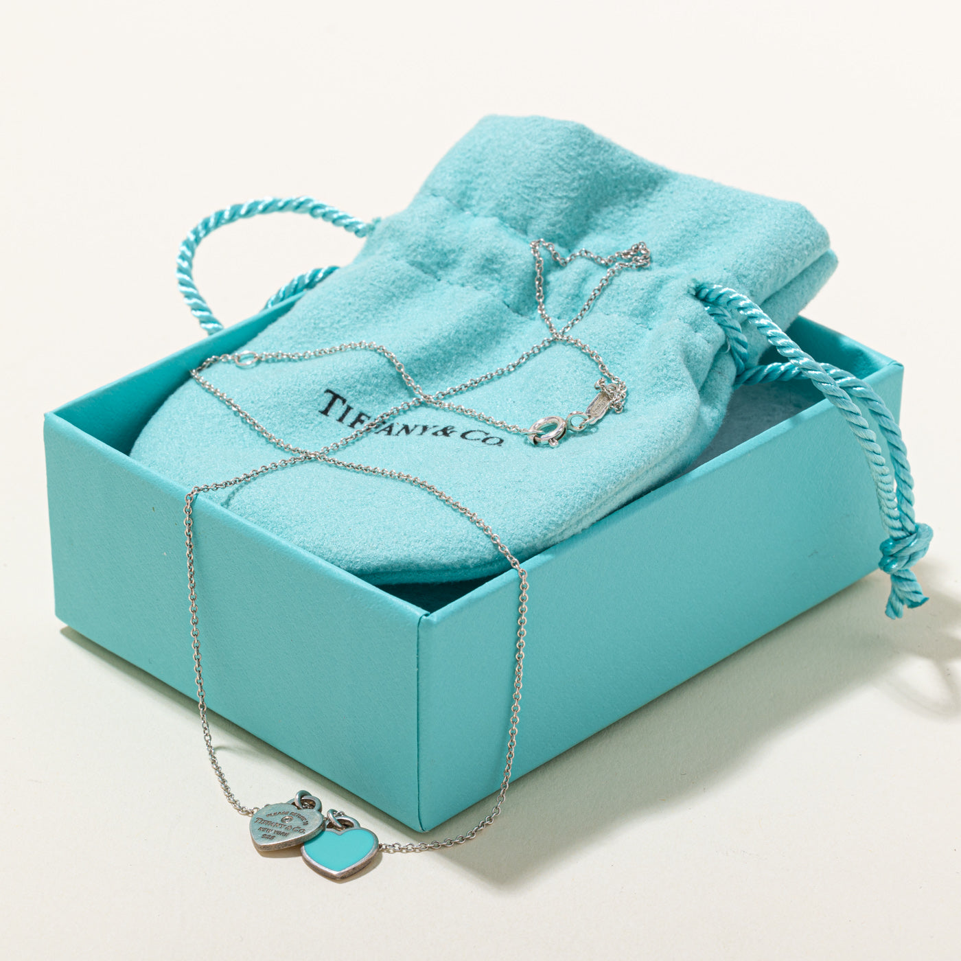 'Tiffany & Co.' Return to Tiffany Two Heart Necklace | 16" & 18" |