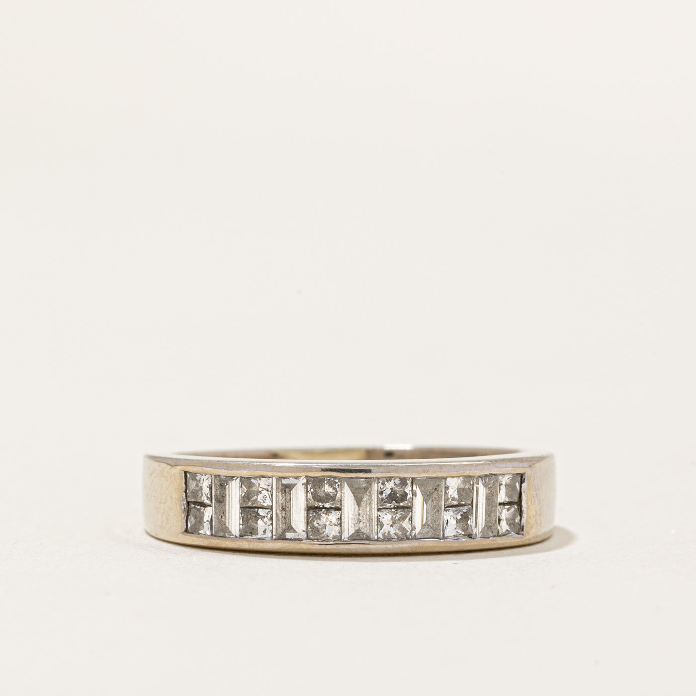 Channel Set Diamond 14k Ring | 0.30ctw, 0.2ctw | SZ 5.5 |