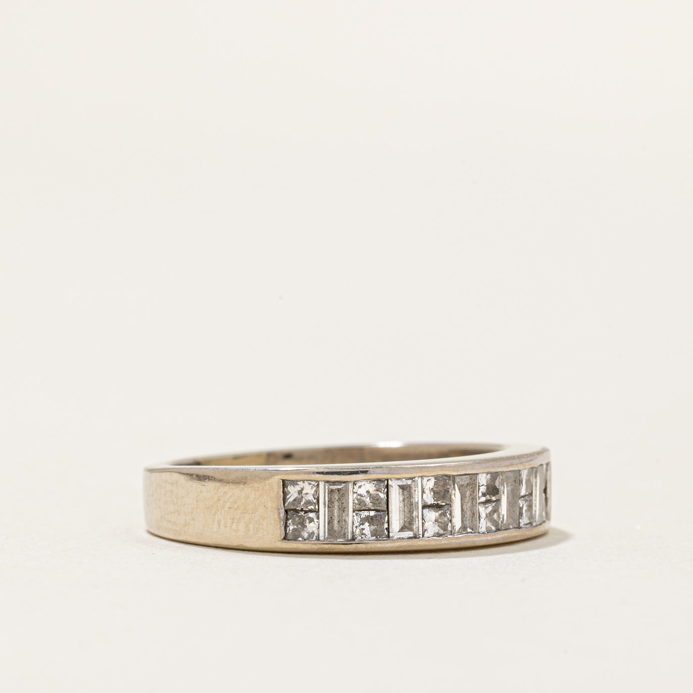 Channel Set Diamond 14k Ring | 0.30ctw, 0.2ctw | SZ 5.5 |