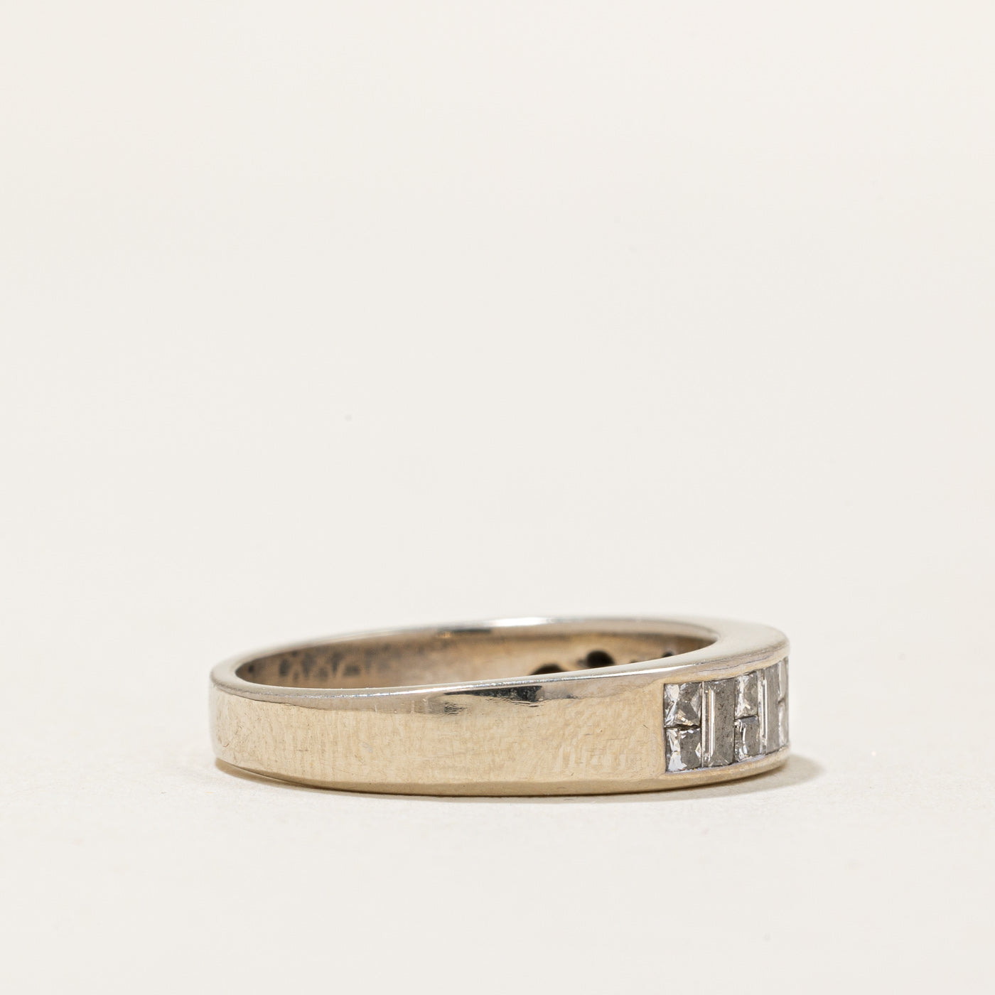 Channel Set Diamond 14k Ring | 0.30ctw, 0.2ctw | SZ 5.5 |