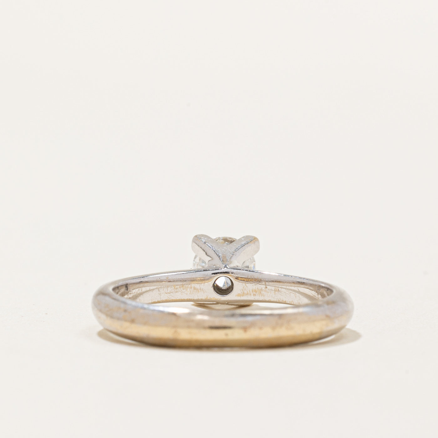Solitaire Diamond 18k Ring | 0.46ct, 0.06ctw | SZ 5.25 |