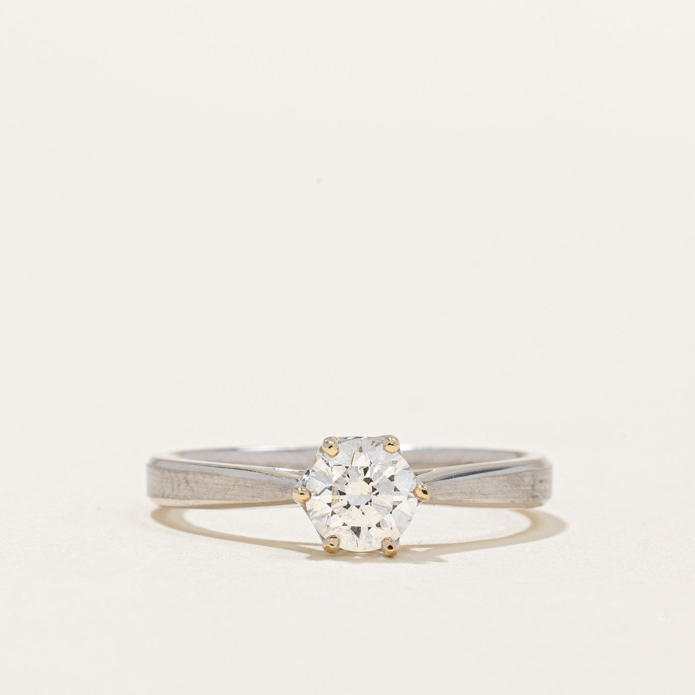 Solitaire Diamond 18k Ring | 0.50ct | SZ 5.75 |