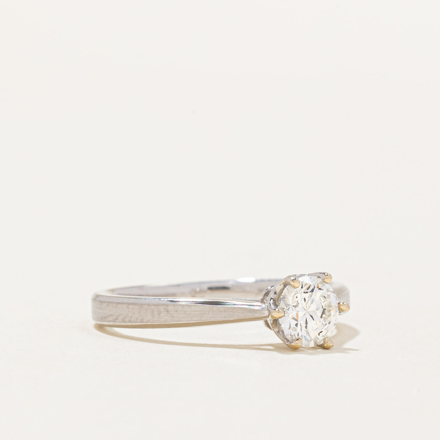 Solitaire Diamond 18k Ring | 0.50ct | SZ 5.75 |