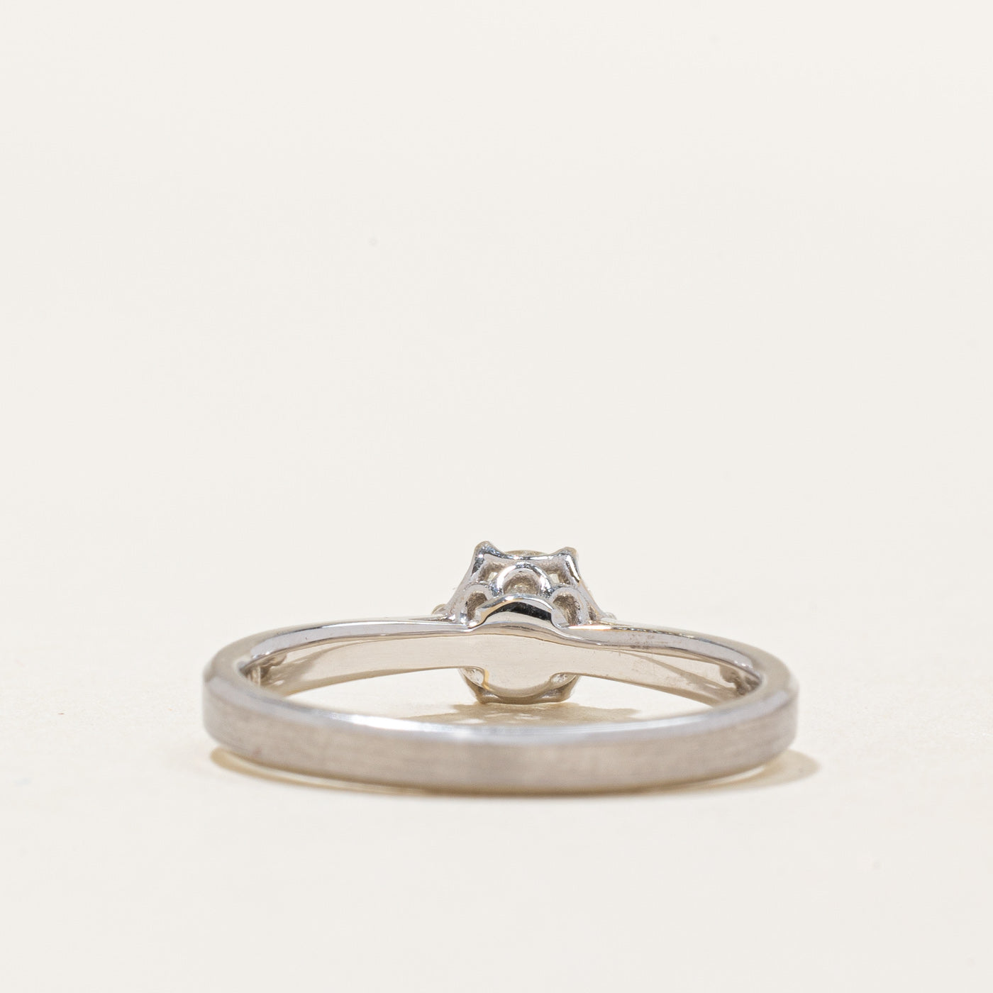 Solitaire Diamond 18k Ring | 0.50ct | SZ 5.75 |
