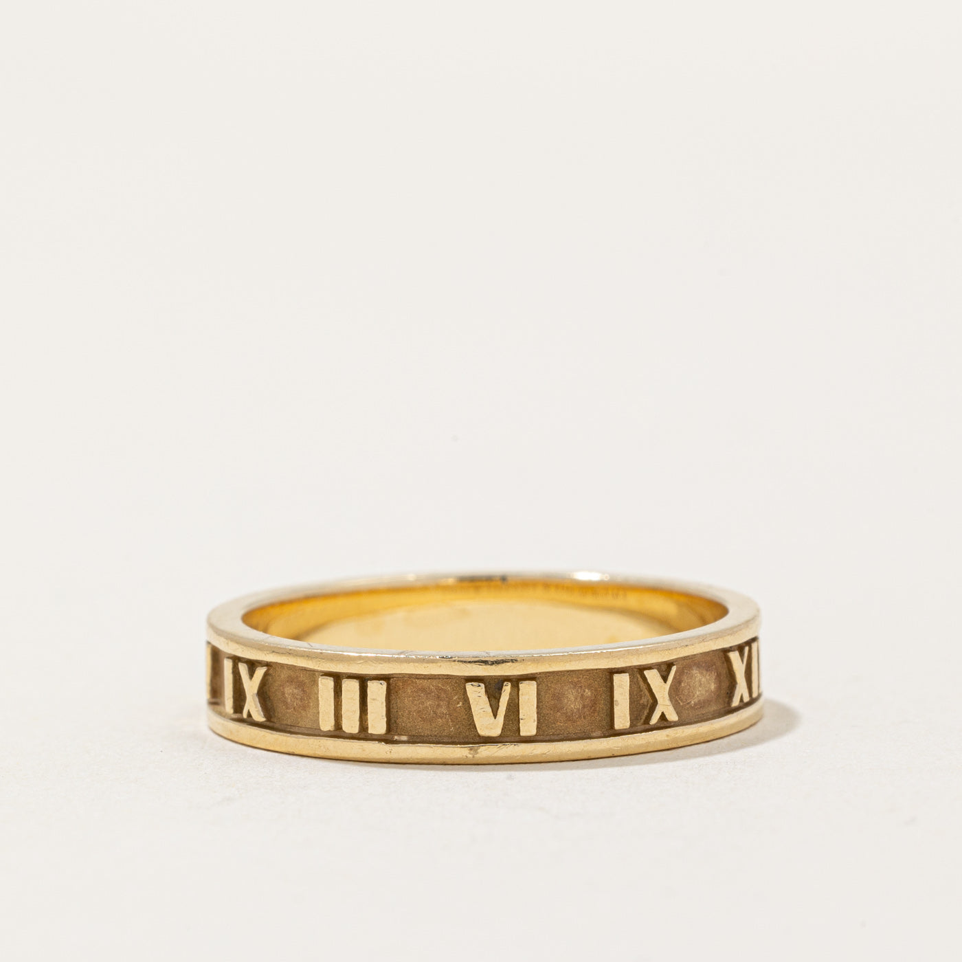 Tiffany & Co' 18k Yellow Gold Atlas Ring | SZ 9 |