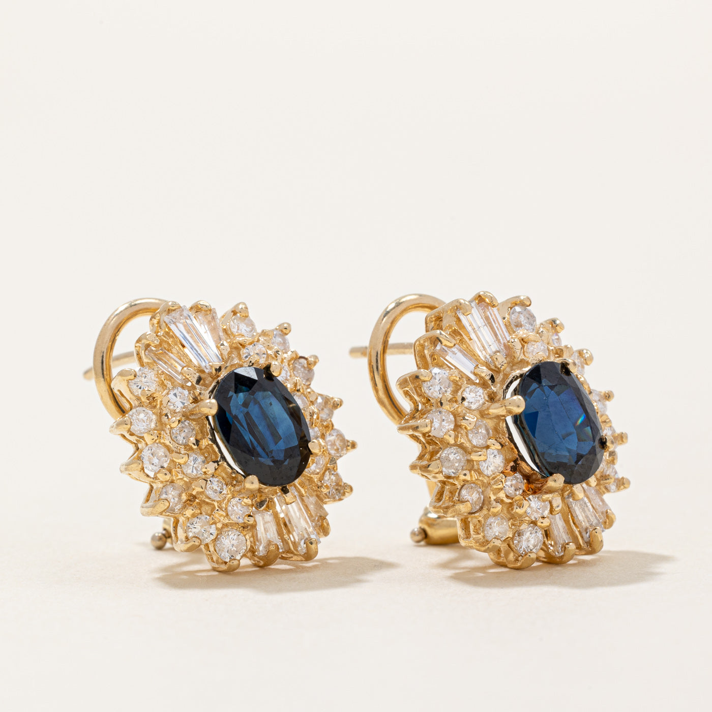 Sapphire & Diamond Earrings | 2ctw, 1.25ctw |