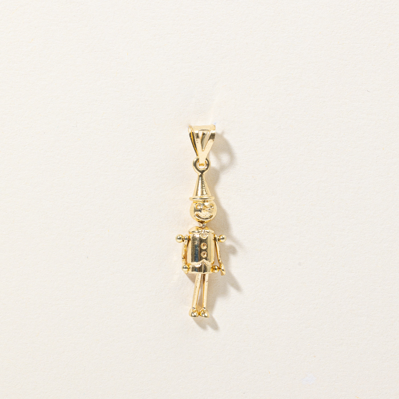 18k Yellow Gold Pinocchio Charm