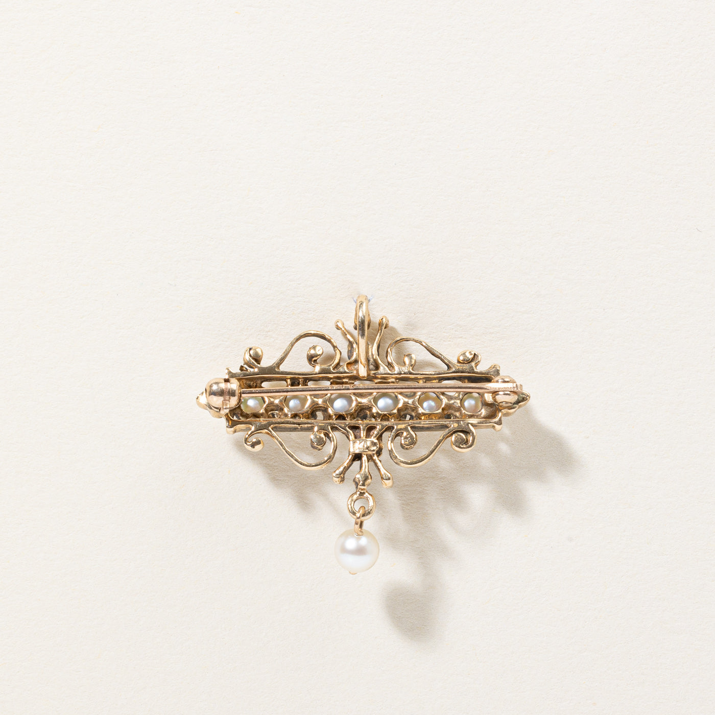 Vintage Pearl Pendant & Brooch