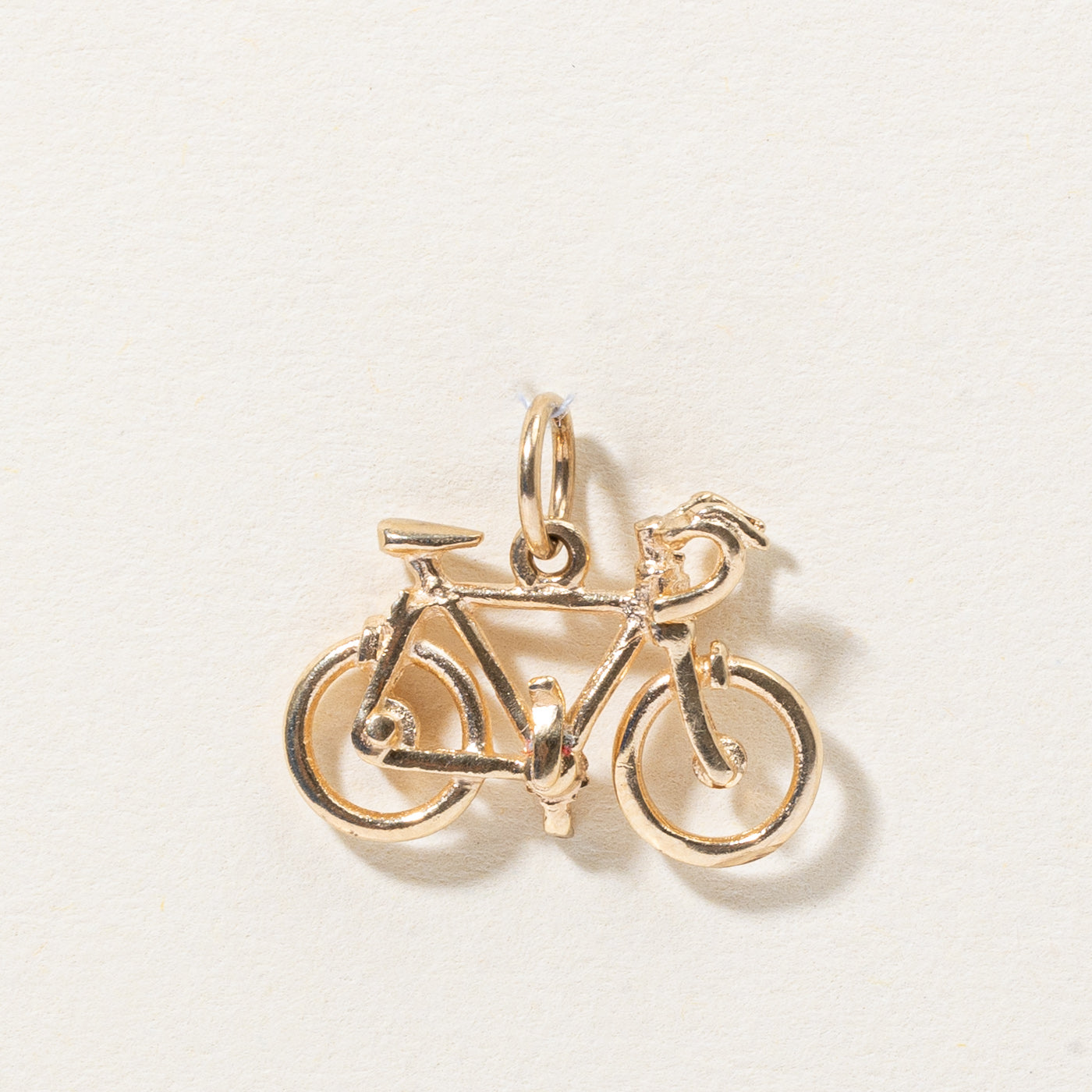 Breloque vélo en or jaune 10 carats