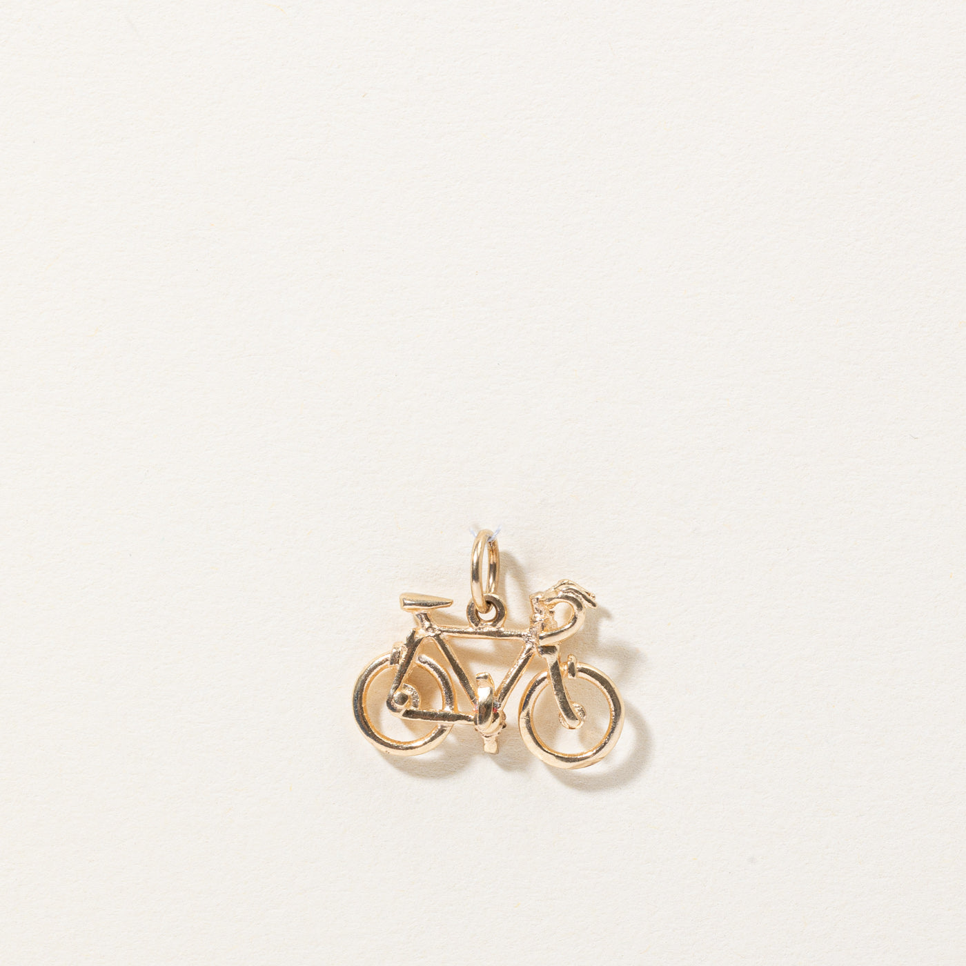 Breloque vélo en or jaune 10 carats