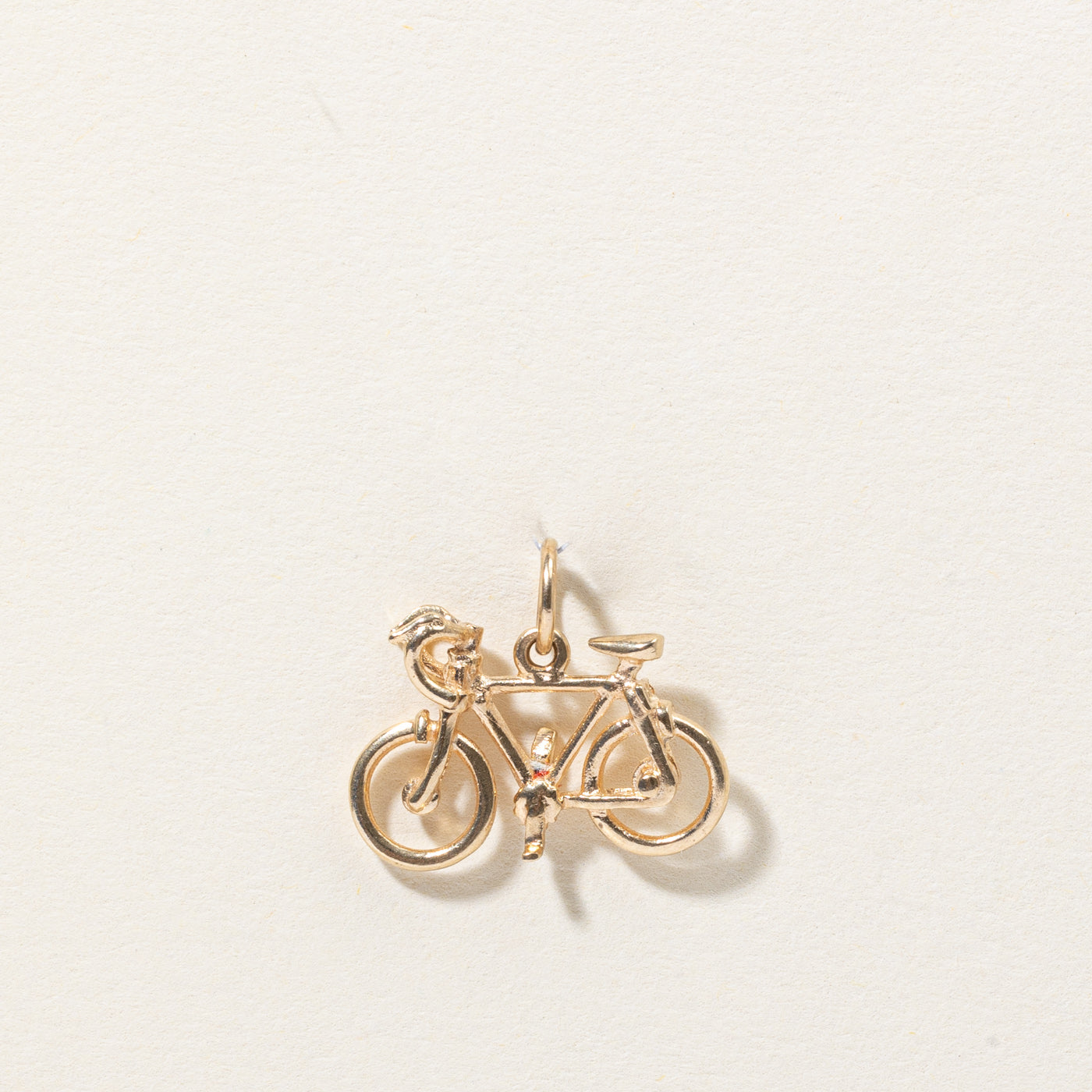 Breloque vélo en or jaune 10 carats
