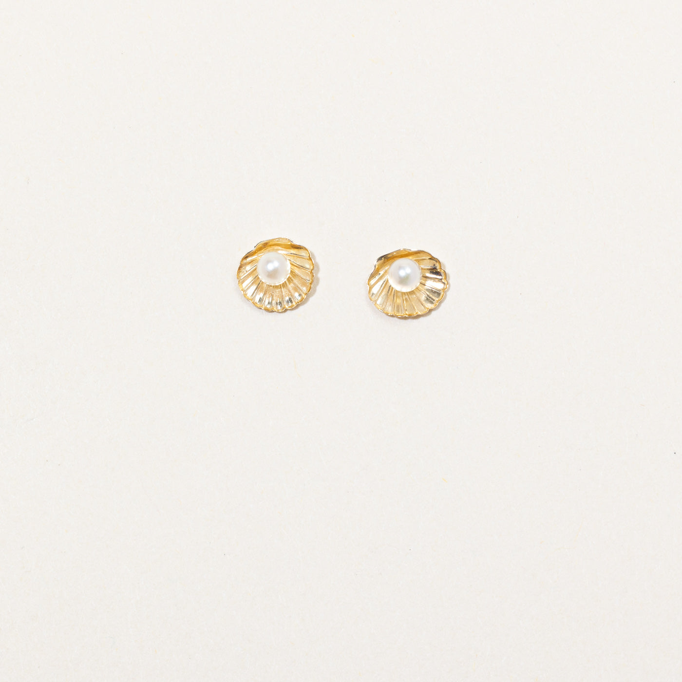 Boucles d'oreilles perle et coquillage