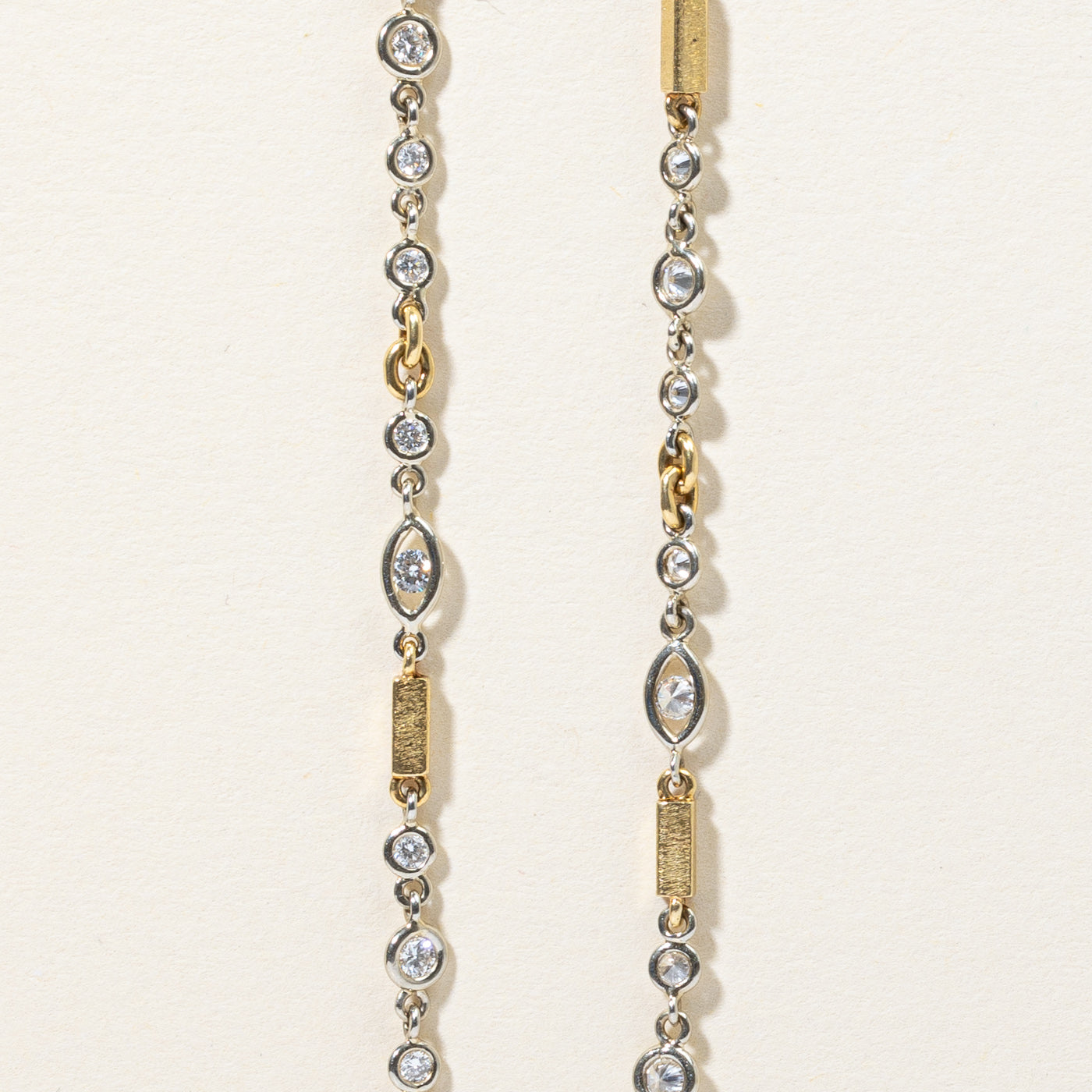 Diamond Link Necklace | 2.11ctw | 14" |