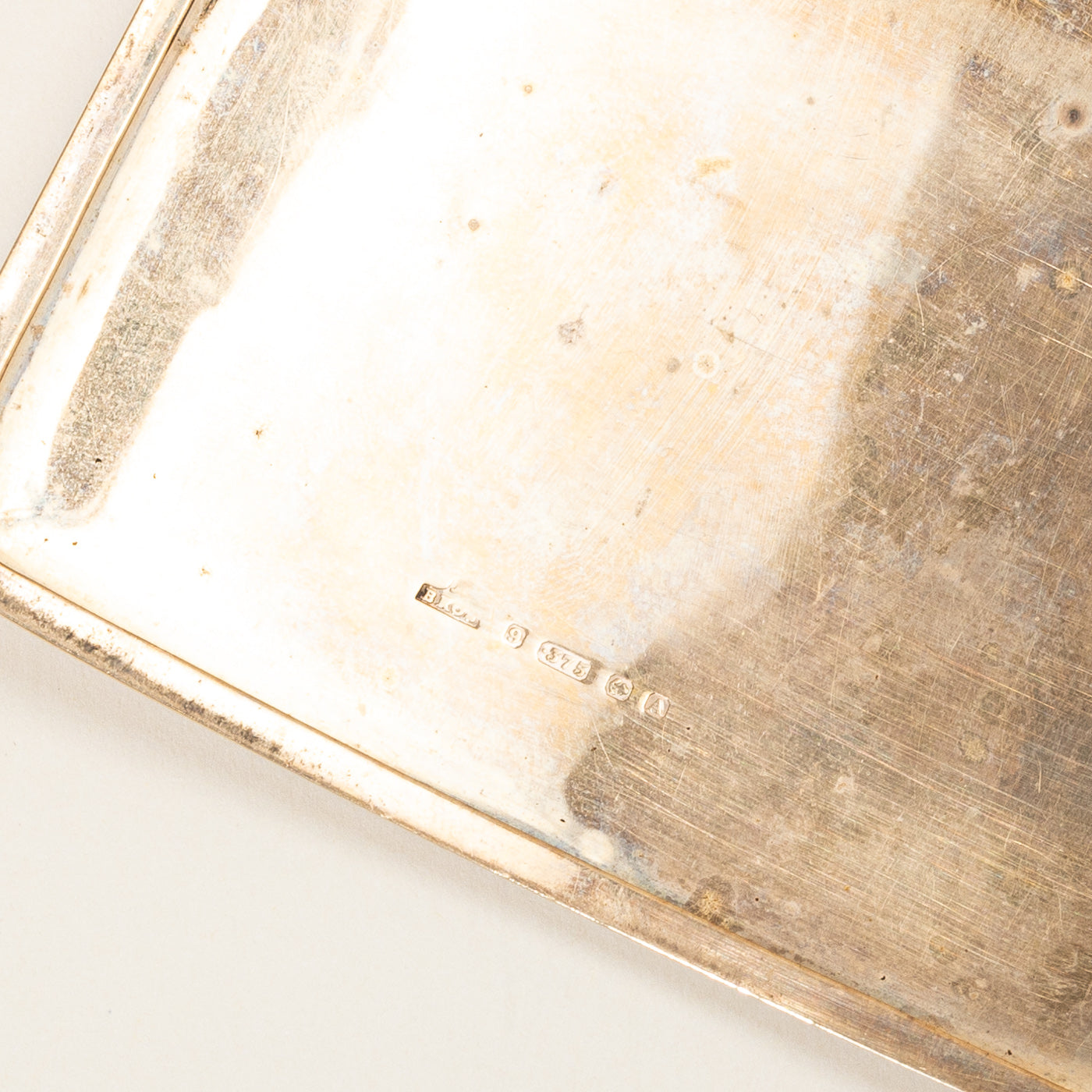 1925 Birmingham 9k Yellow Gold 'SC' Initials Cigarette Case
