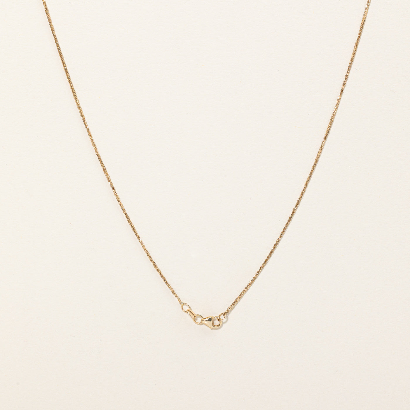 14k Yellow Gold Key Charm & Necklace | 18" |